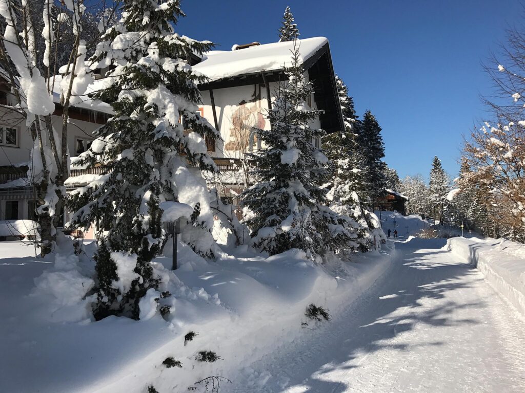 Das elements Hotel im Winter